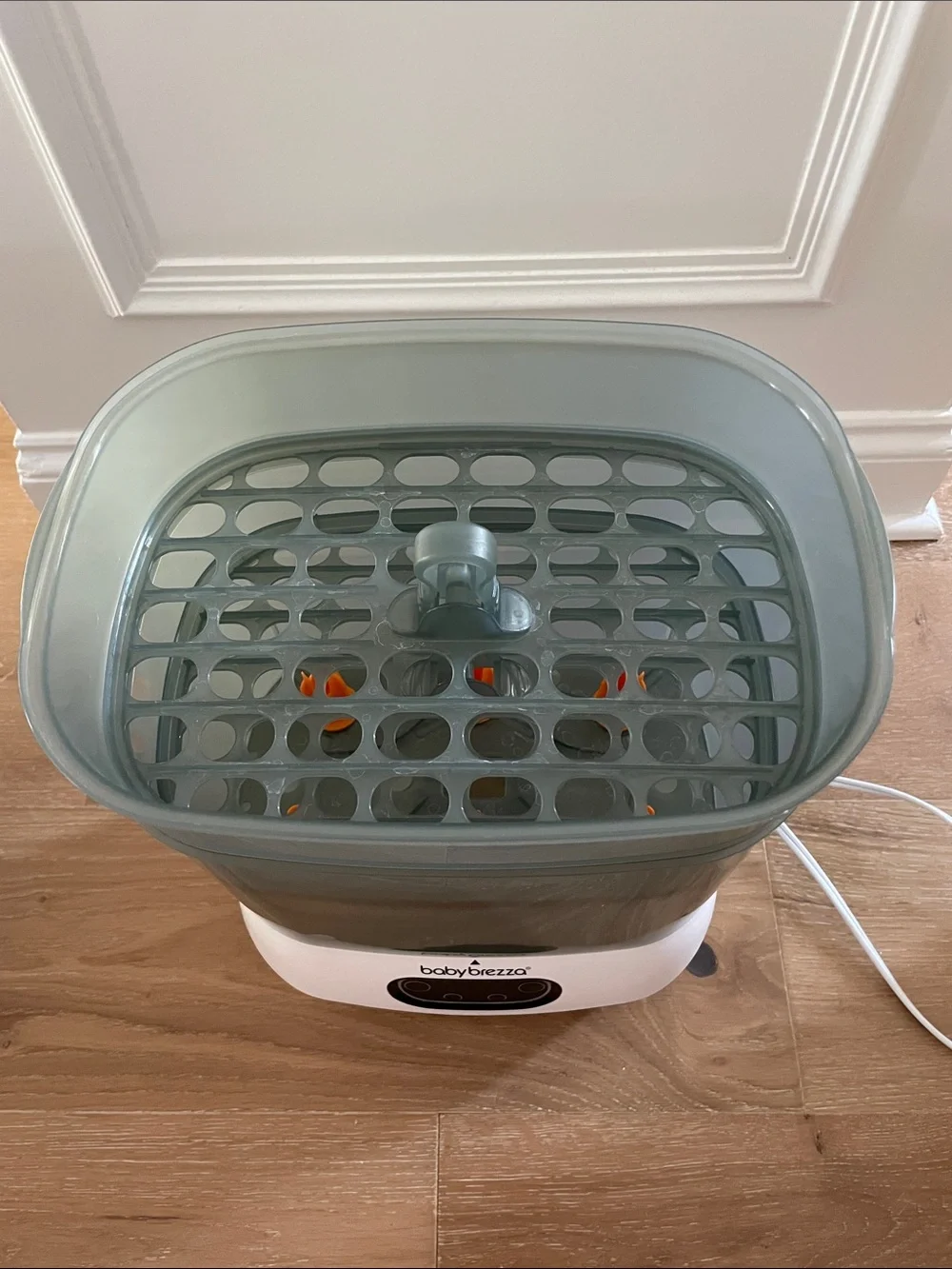Baby Brezza One Step Sterilizer Dryer - White with Smoke Gray